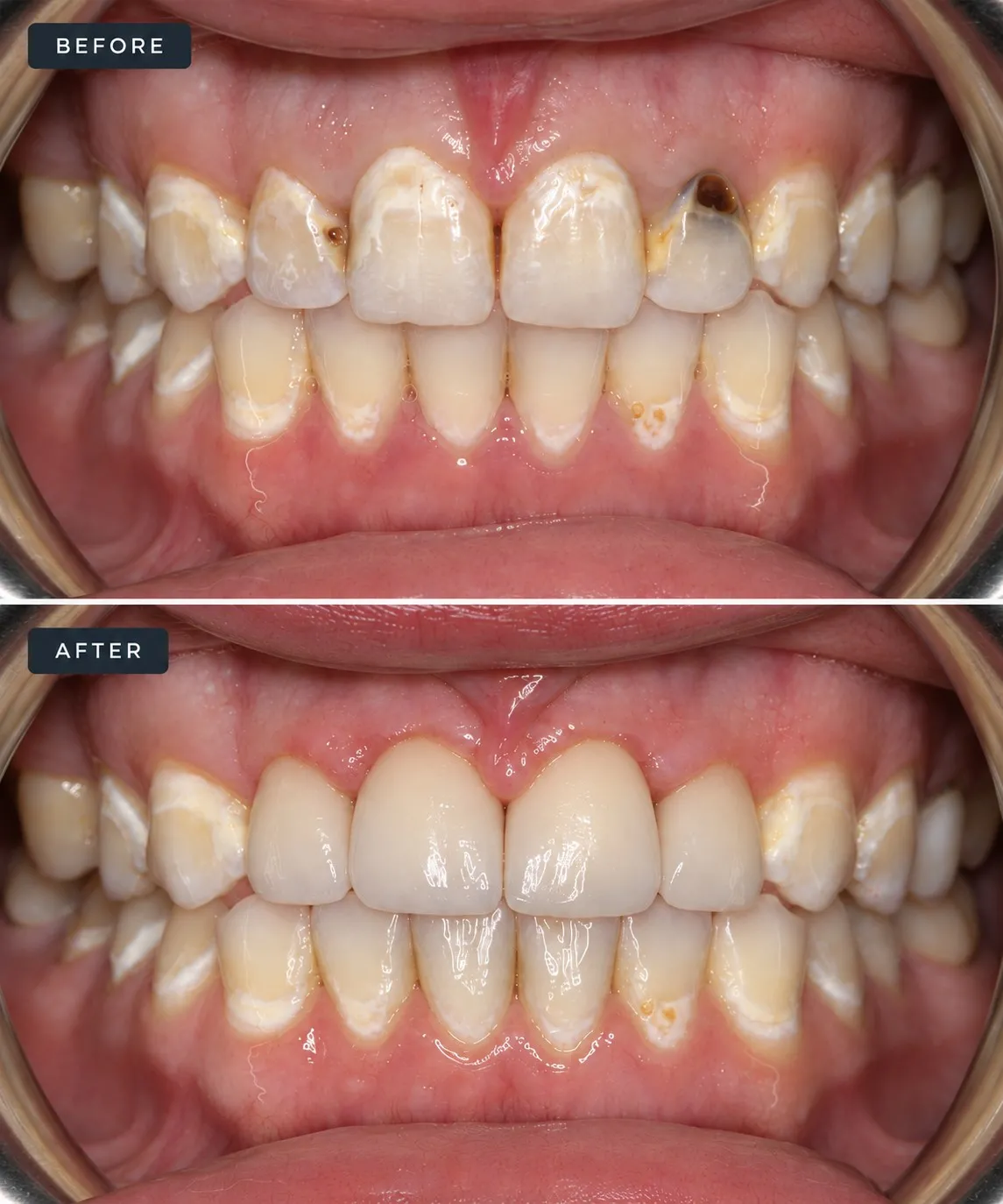 Actual Little Mountain Dentistry patient smile after treatment